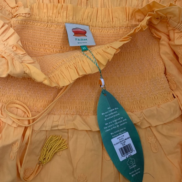 Farm rio 3D pineapple midi dress XS - Picture 5 of 5